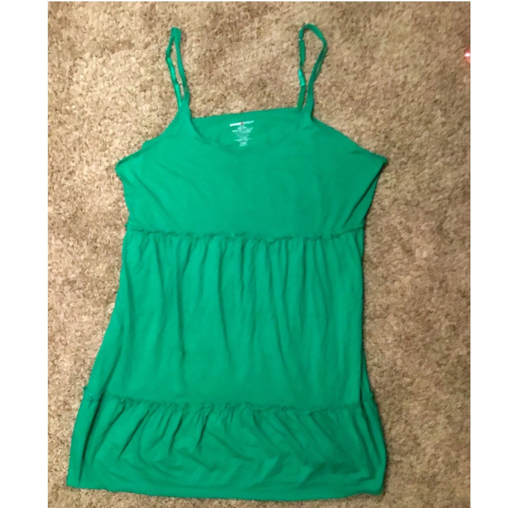 Avenue Women Dress Plus Sz 22/24 St Patrick's Day Green Tiered Ruffle‎ Cotton